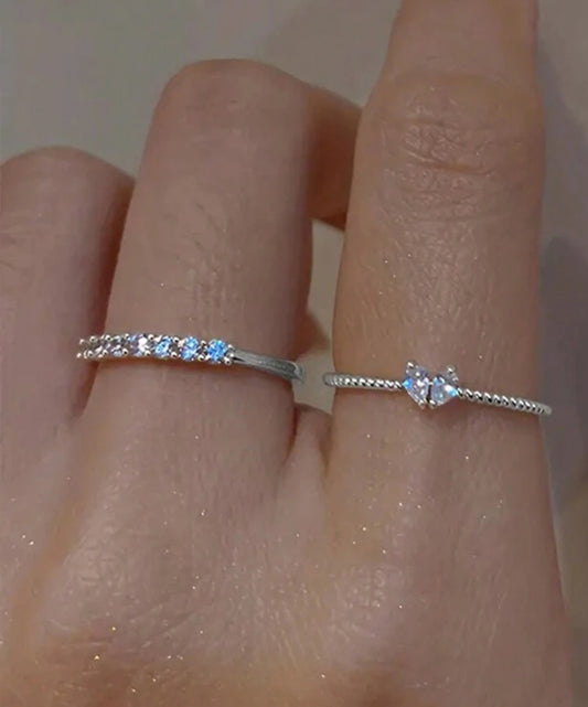 2pcs ring set