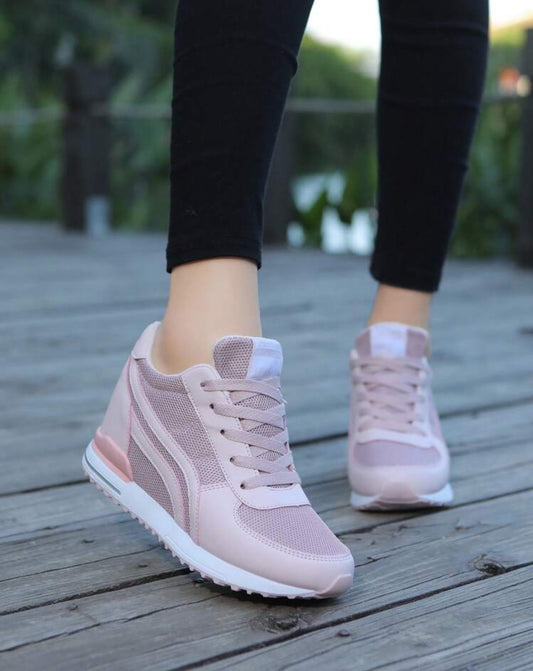Pink sneakers