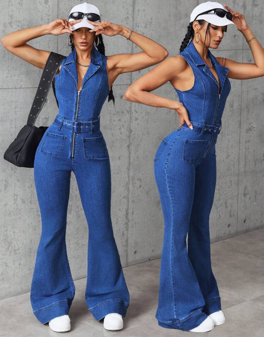 Denim jumpsuit