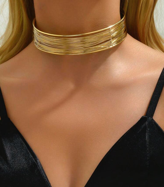 Gold necklace