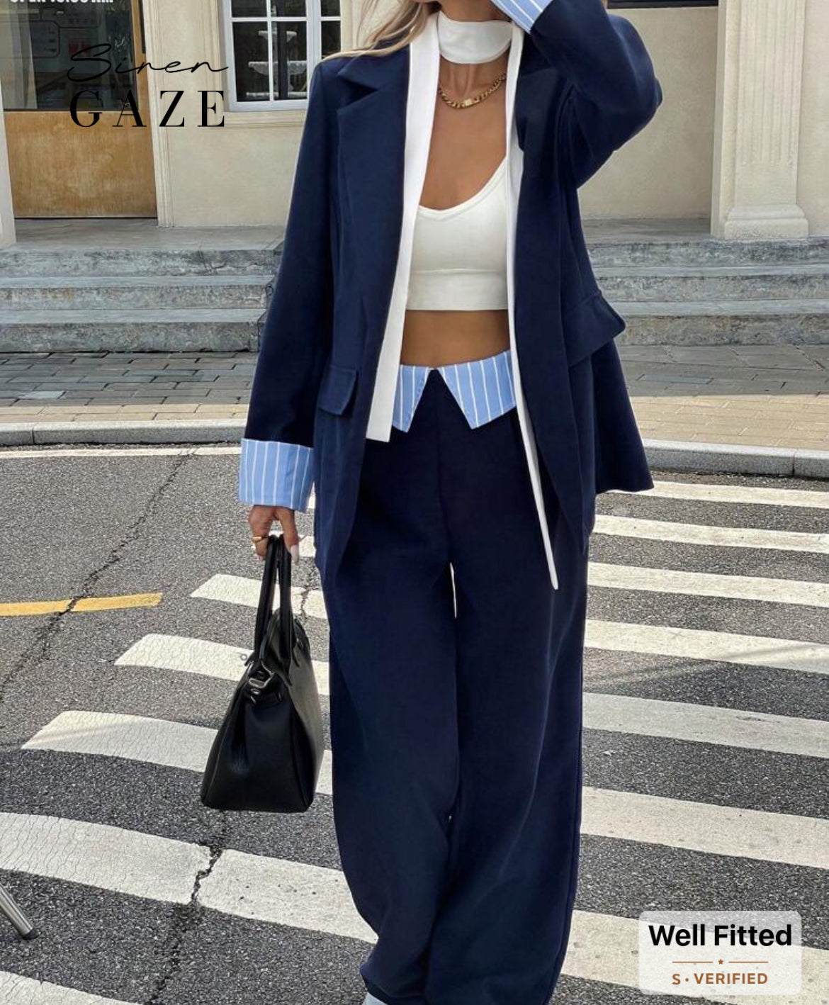 Navy suit
