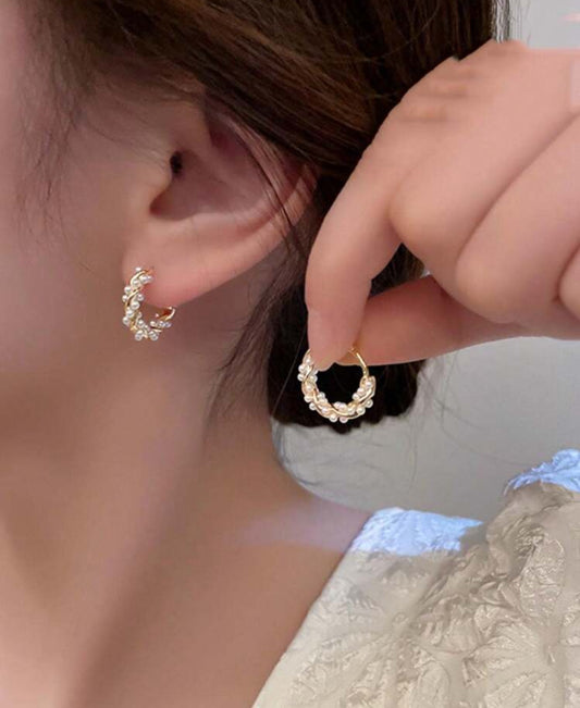 Pearl earrings