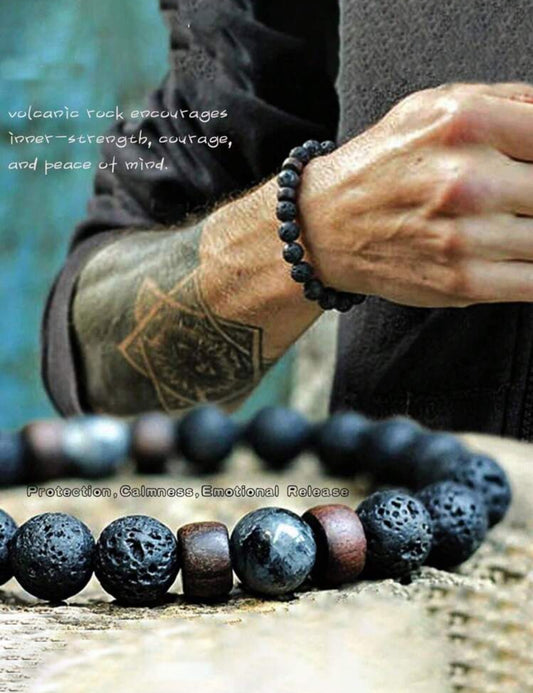 Wooden beads bracelet
