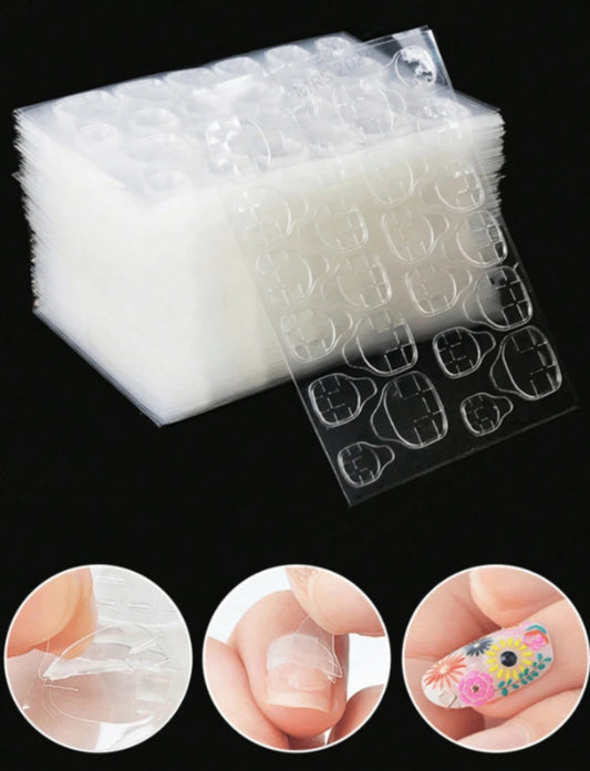 Double sided nail glue