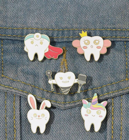 Tooth brooch