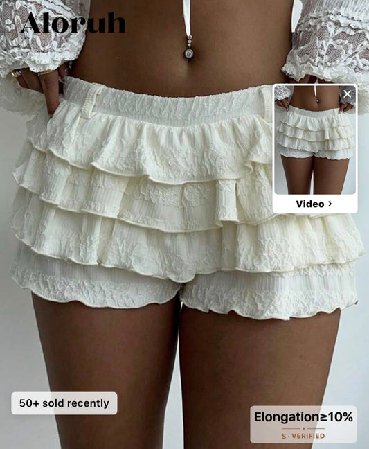 Ruffle skort