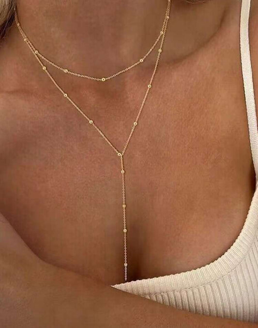 Gold necklace