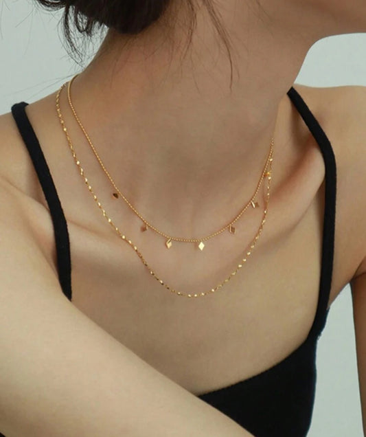Gold necklace