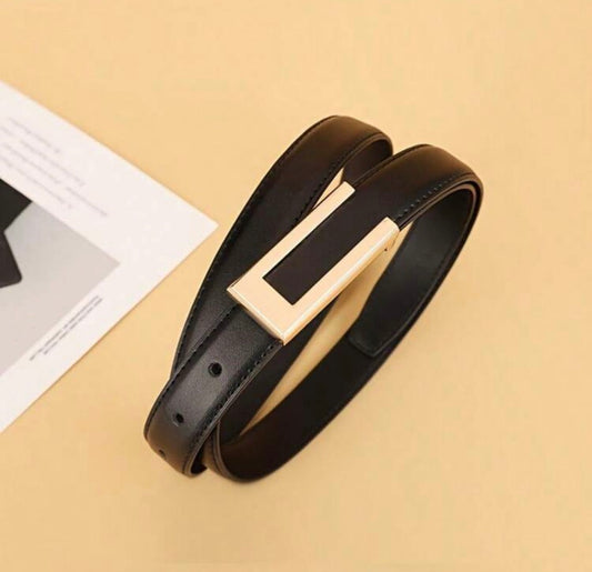 Leather belt