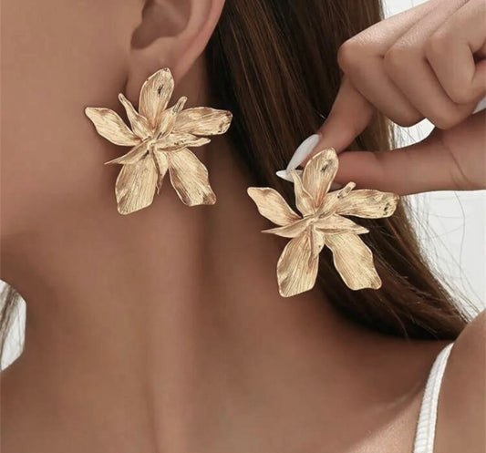 Flower earrings