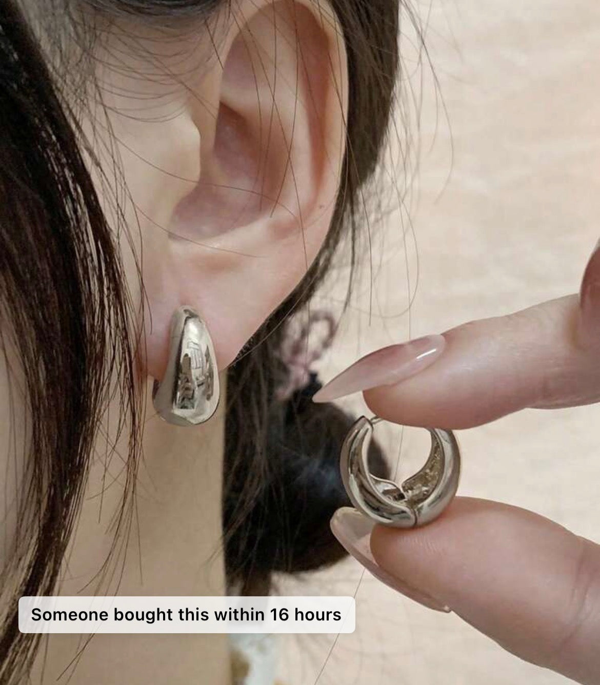 Stud earrings