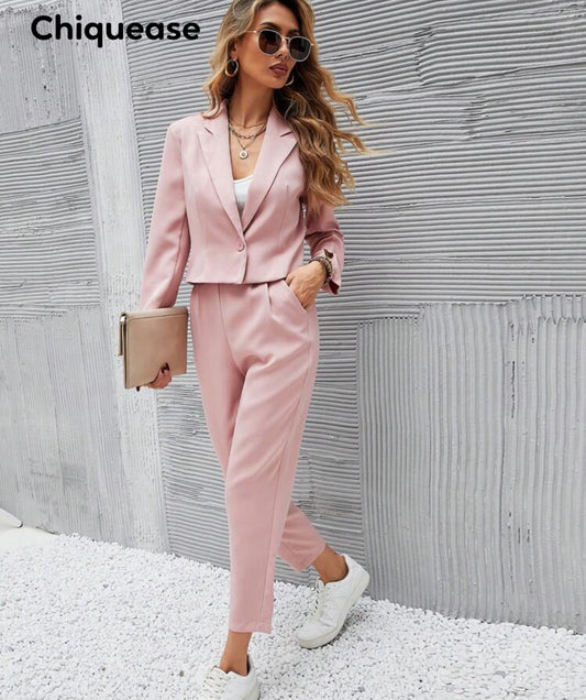 Pink suit