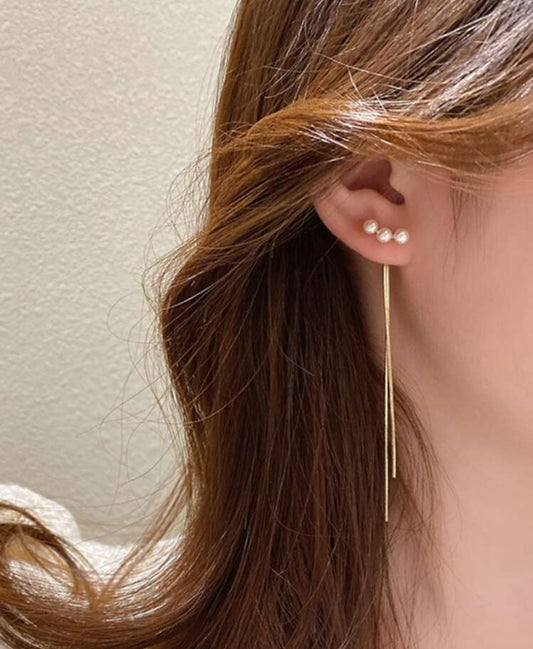 Pearl earrings