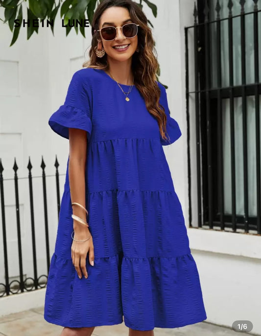 Blue dress