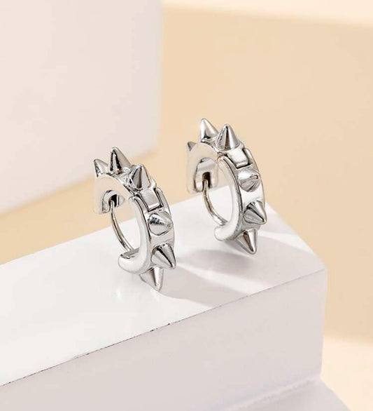 Silver earrings