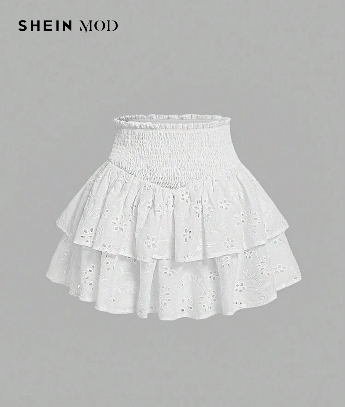 White skirt