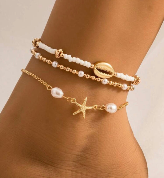 Beaded anklet