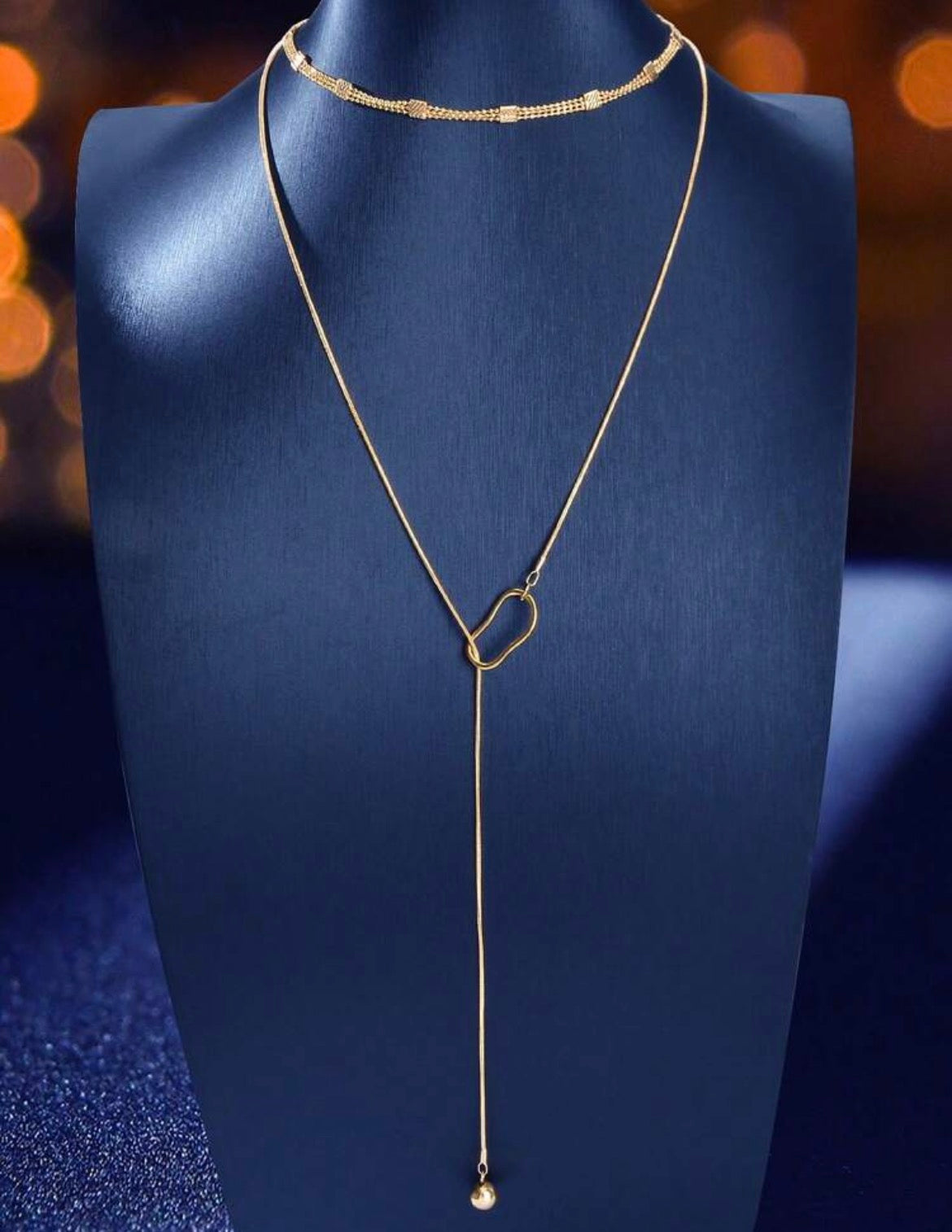 Gold necklace