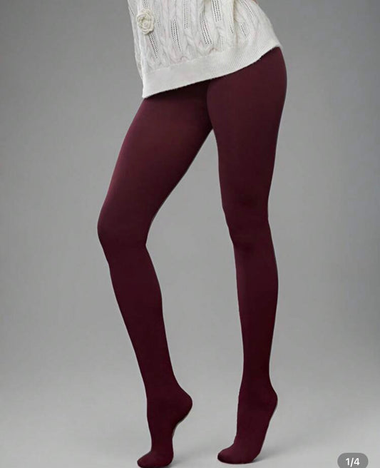 Burgundy Pantyhose