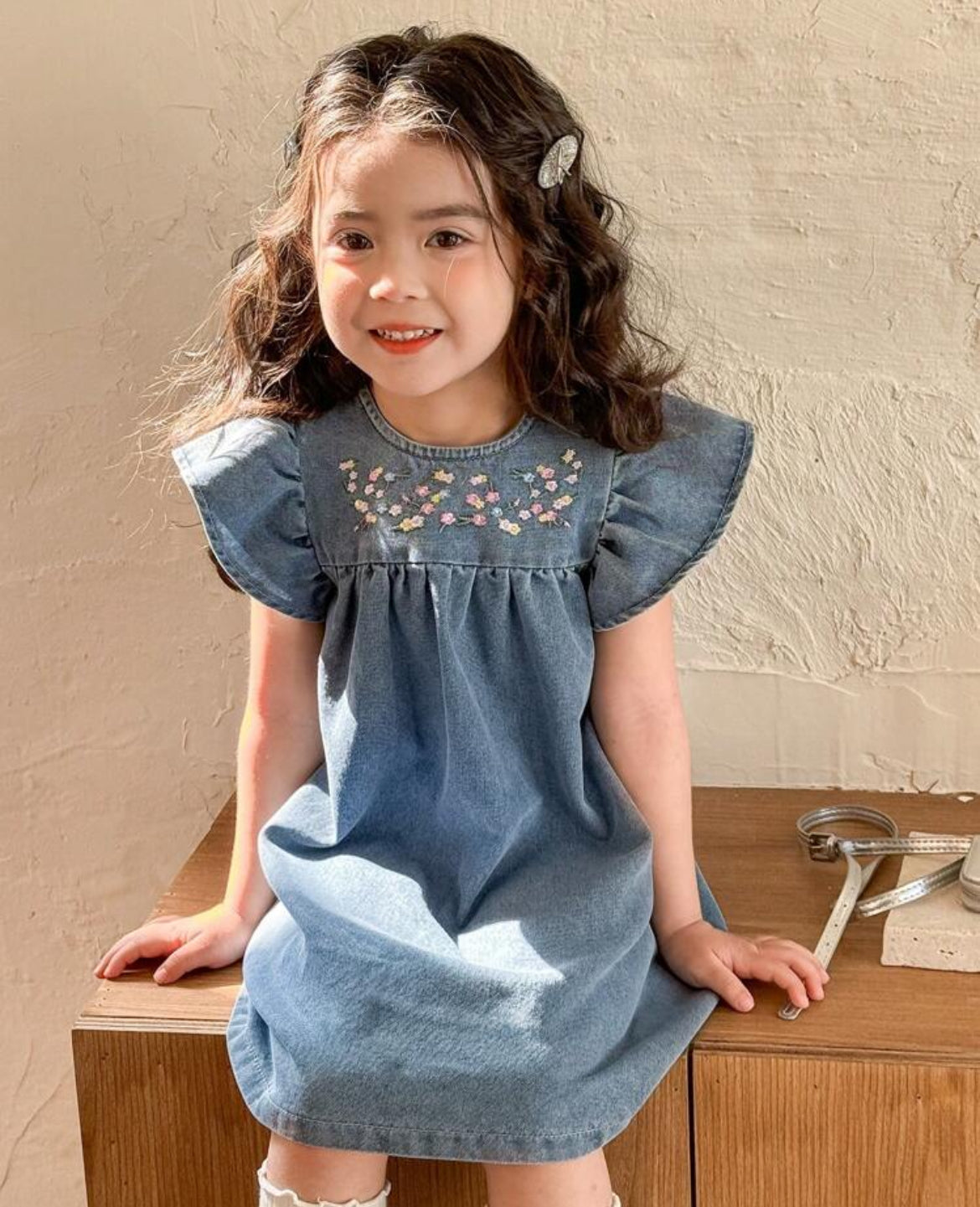 Kids denim dress