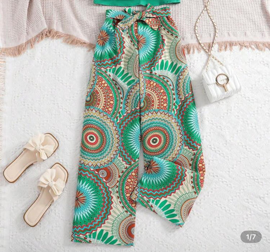Wide leg pants