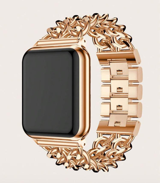 Rose gold strap