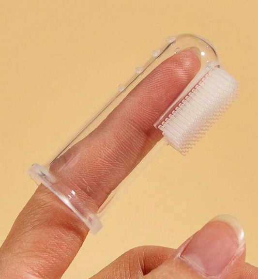 Pet finger brush