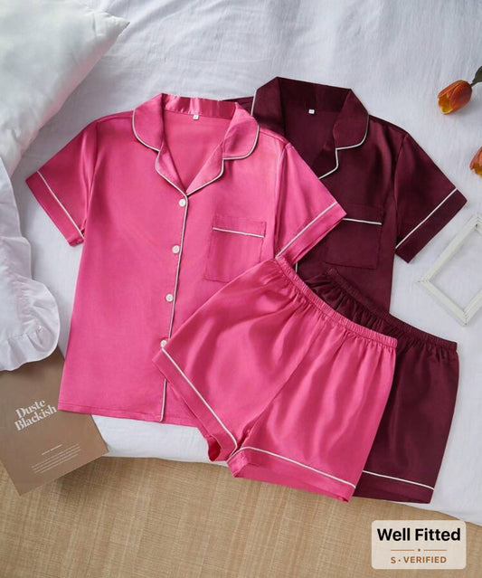Silk pajama set