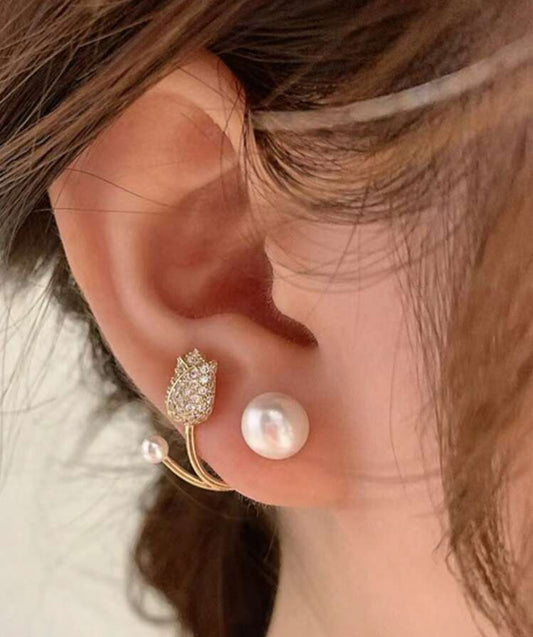 Pearl earrings