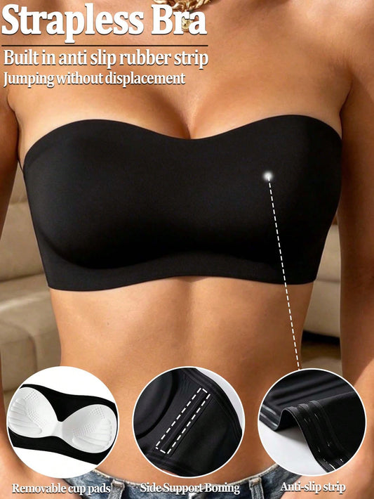 Strapless bra