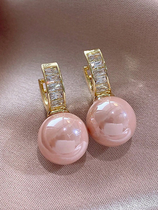 Pink earrings