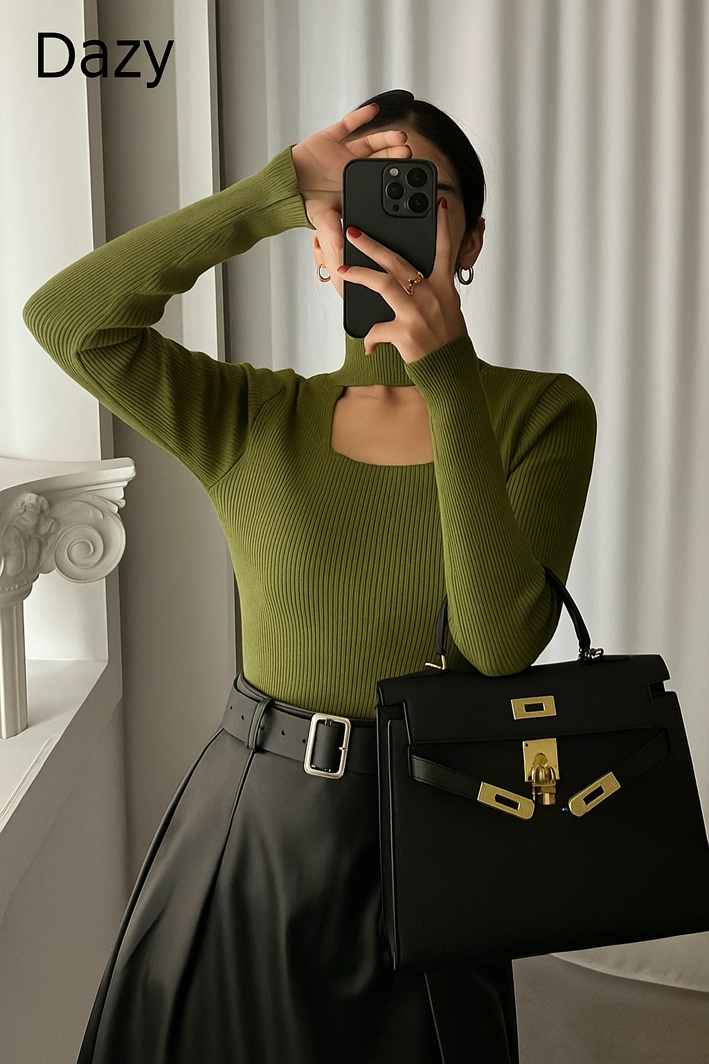 Olive sweater