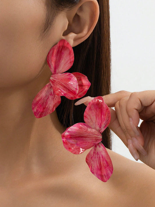 Flower earrings