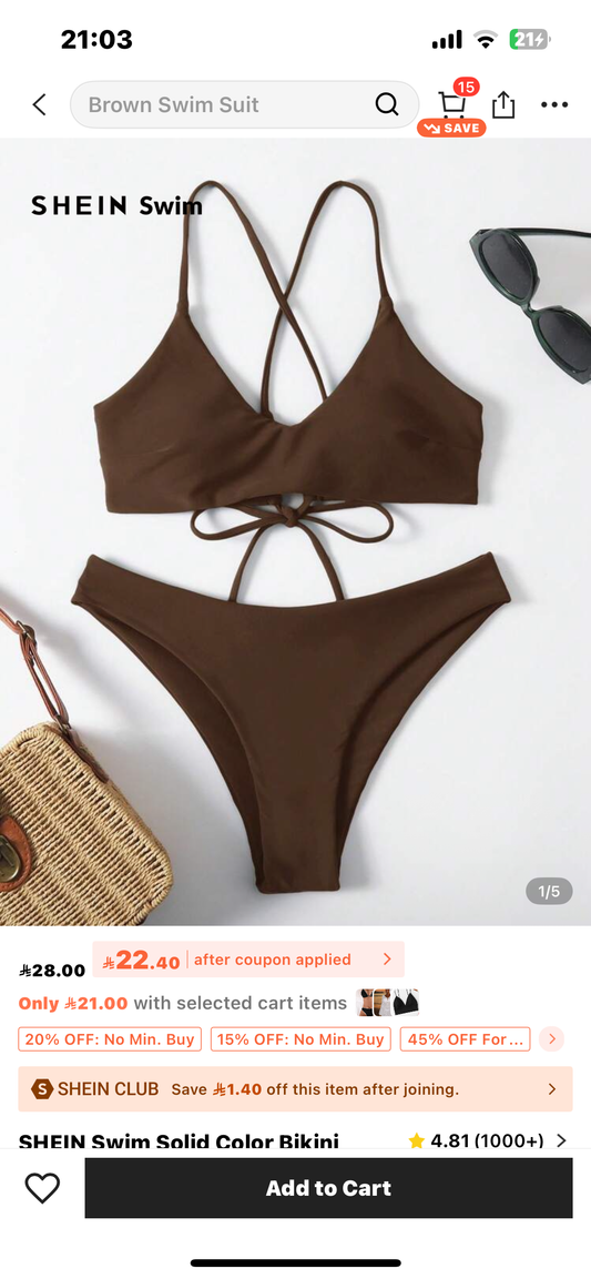 Bikini swimsuit