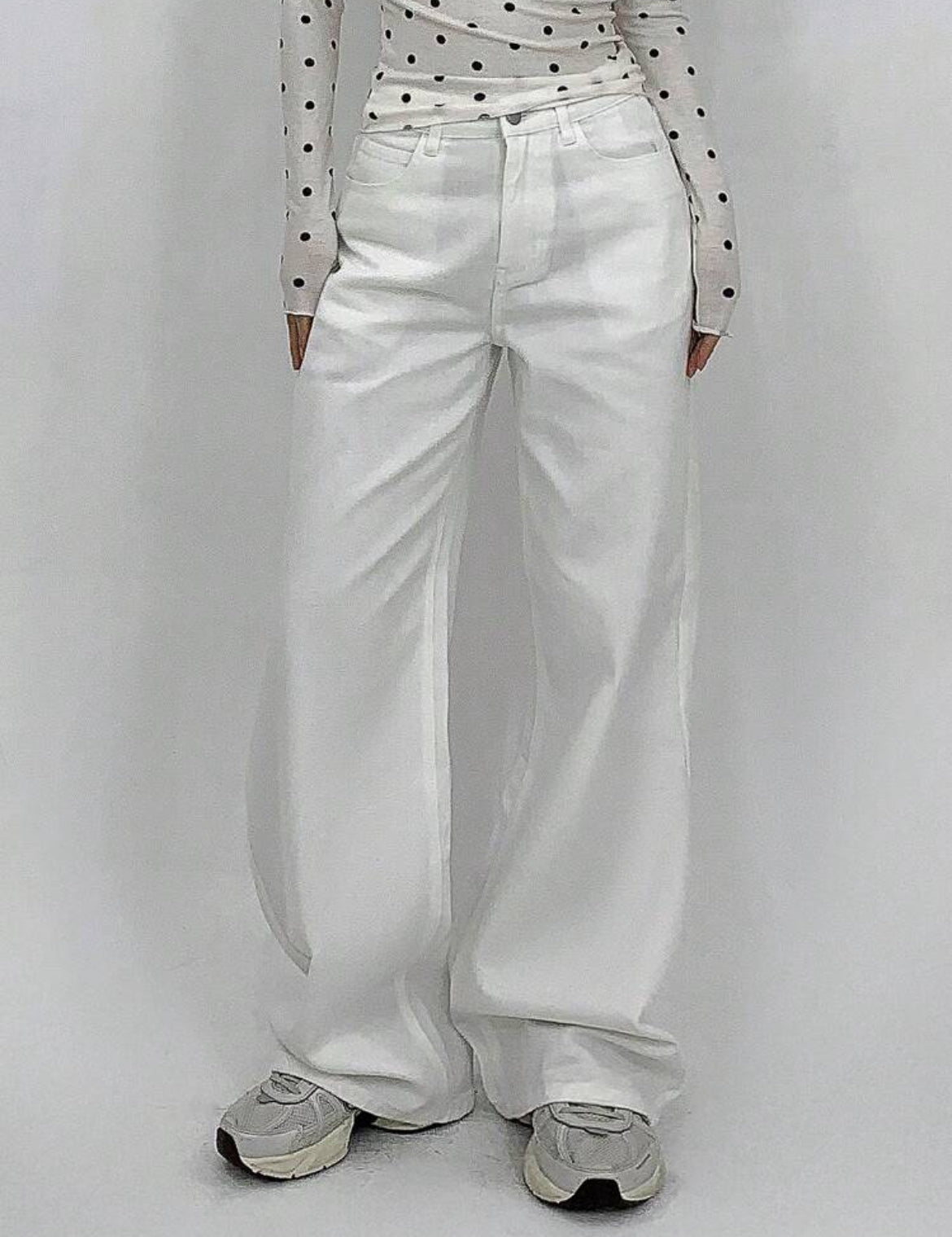 Straight leg jeans