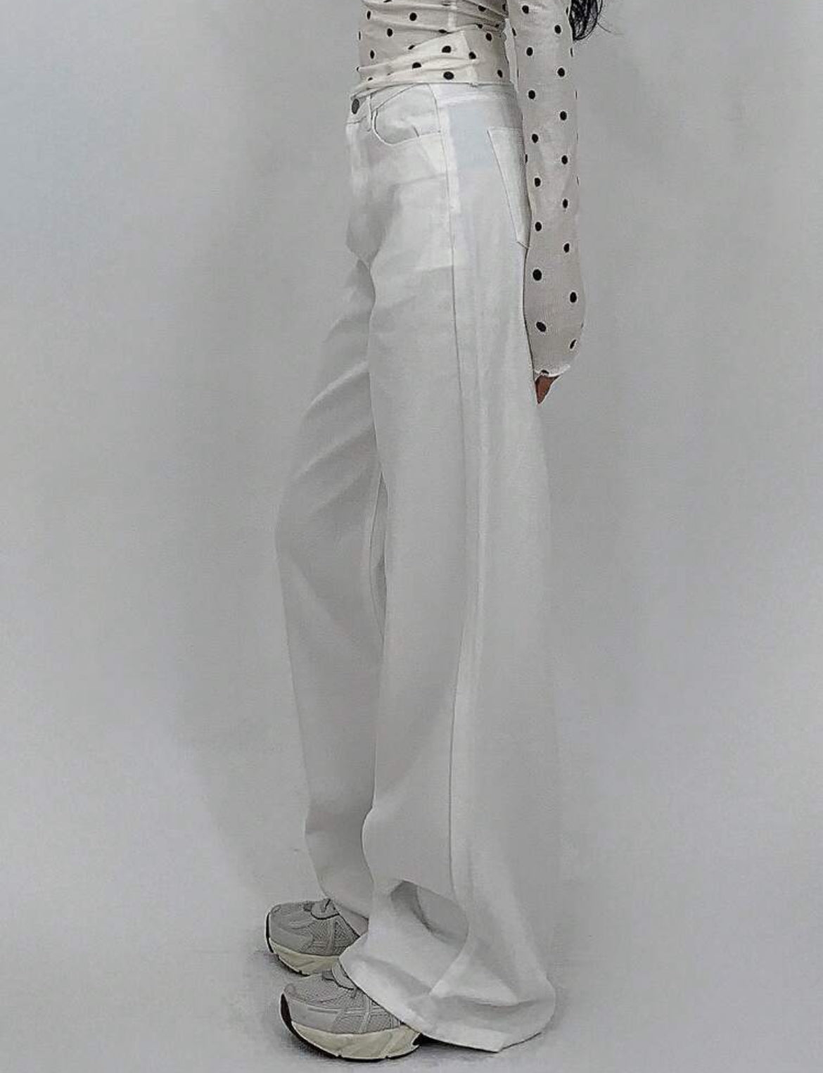 Straight leg jeans