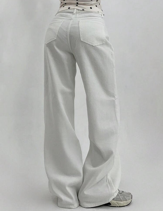 Straight leg jeans