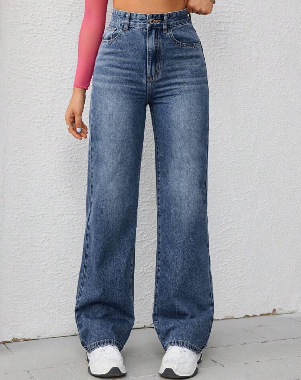 Wide leg jeans