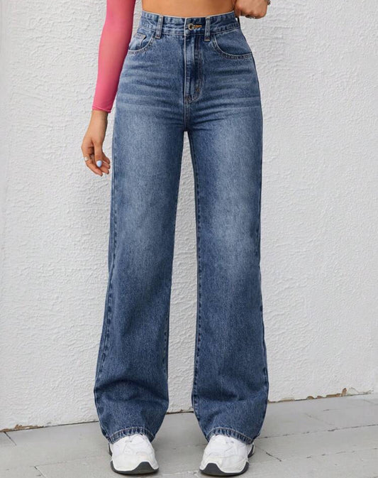 Wide leg jeans