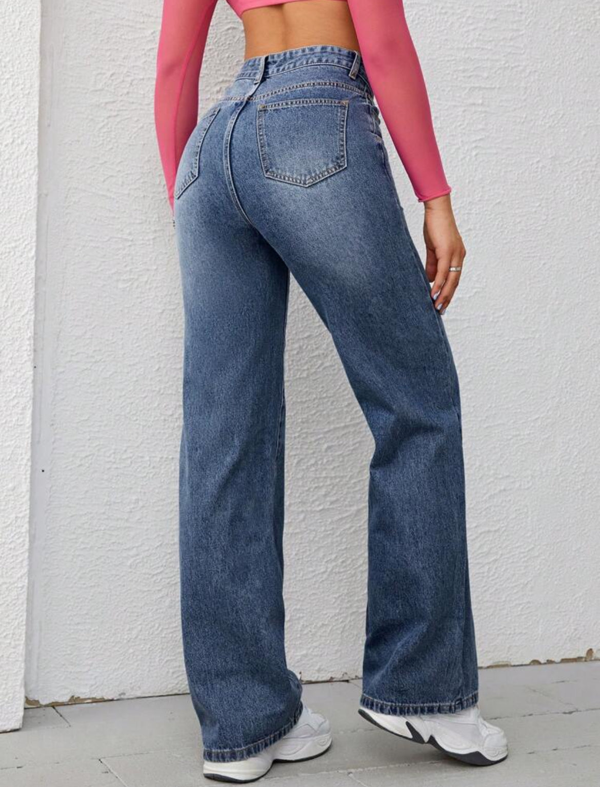 Wide leg jeans