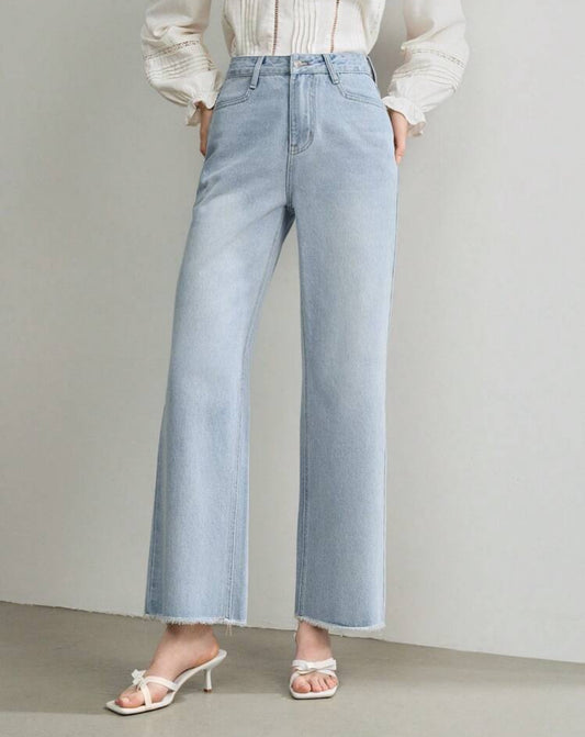 Straight leg jeans