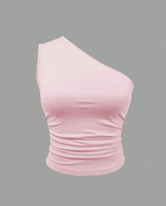 One-shoulder top