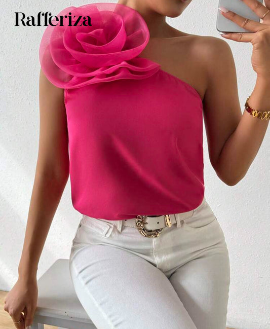 One shoulder top
