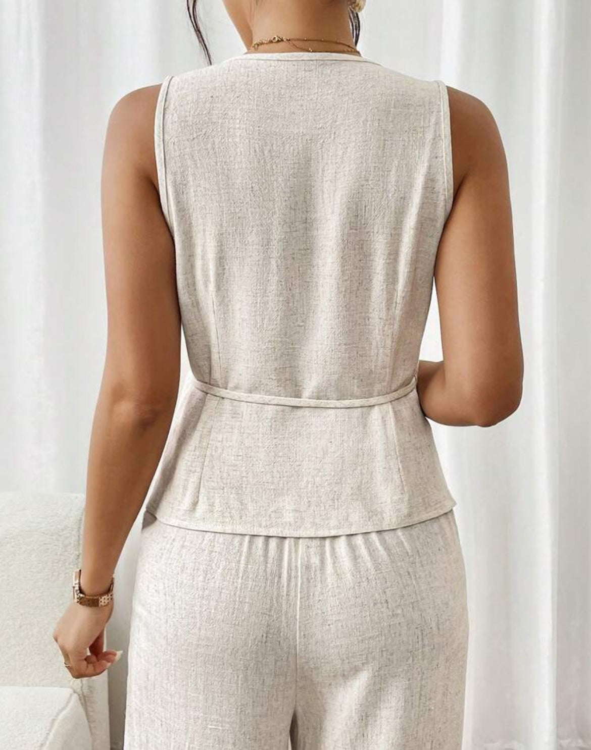 Wrap tie shirt