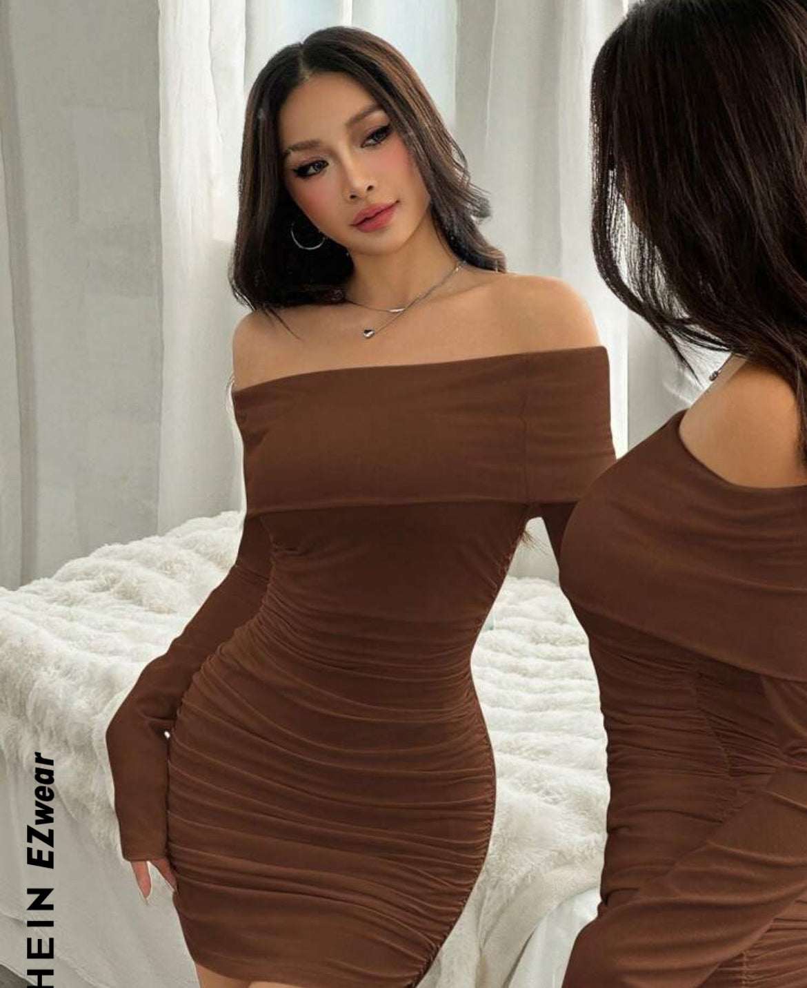 Off-shoulder dress