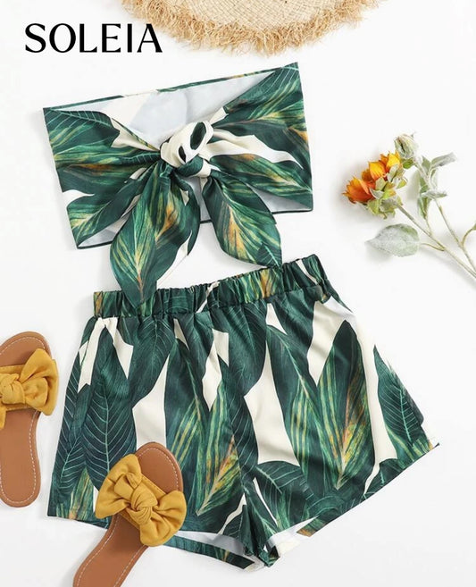 Top & short set