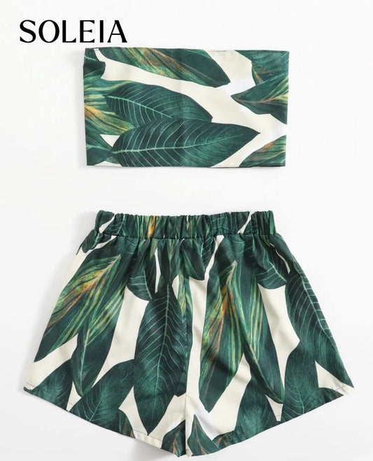 Top & short set