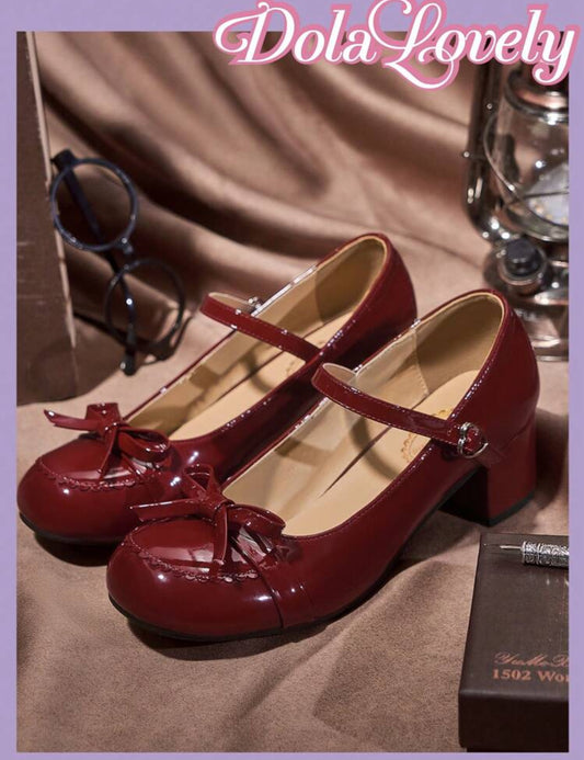 Leather heels