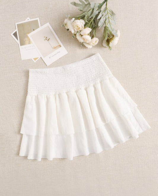 White skirt
