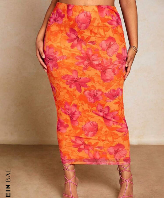 Printed skirt